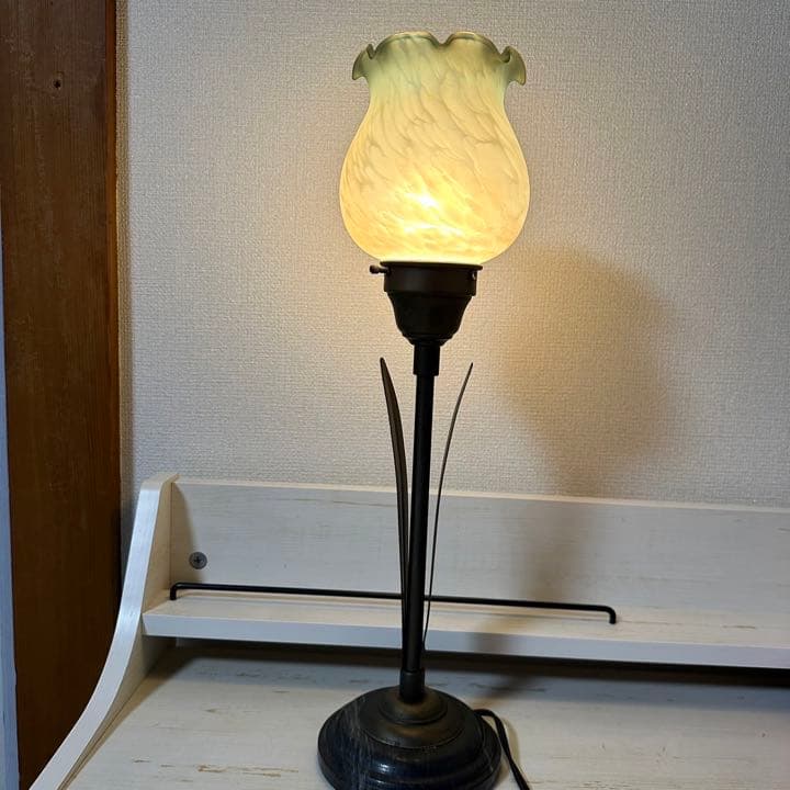 チューリップ ブルー ルームライト インテリア ヴィンテージ アンティーク