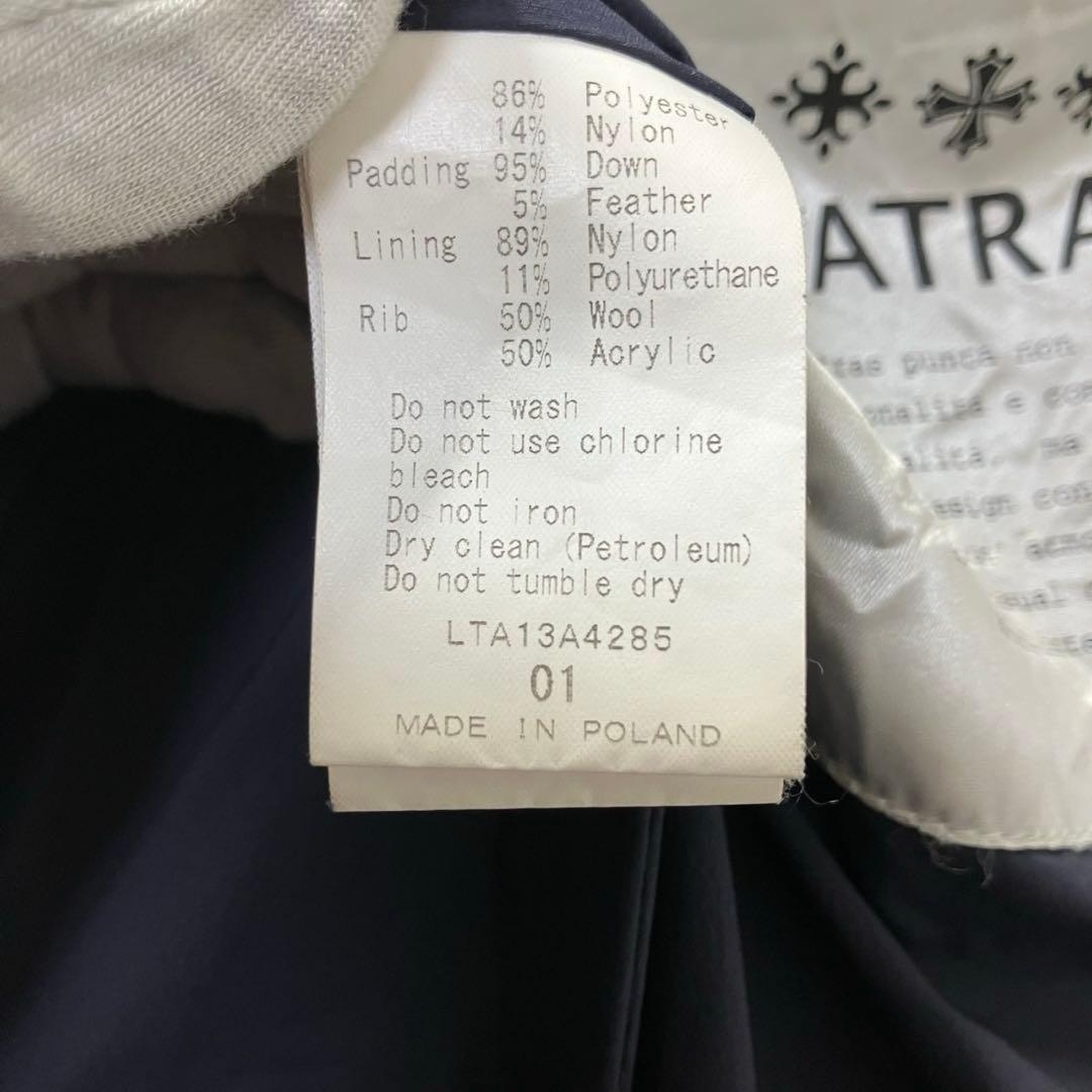 上品✨タトラス ダウンコート GAJA ワッペン 女優襟 リブ袖 01 S