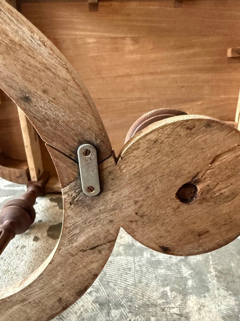 ビンテージ デスク　作業台　剥離