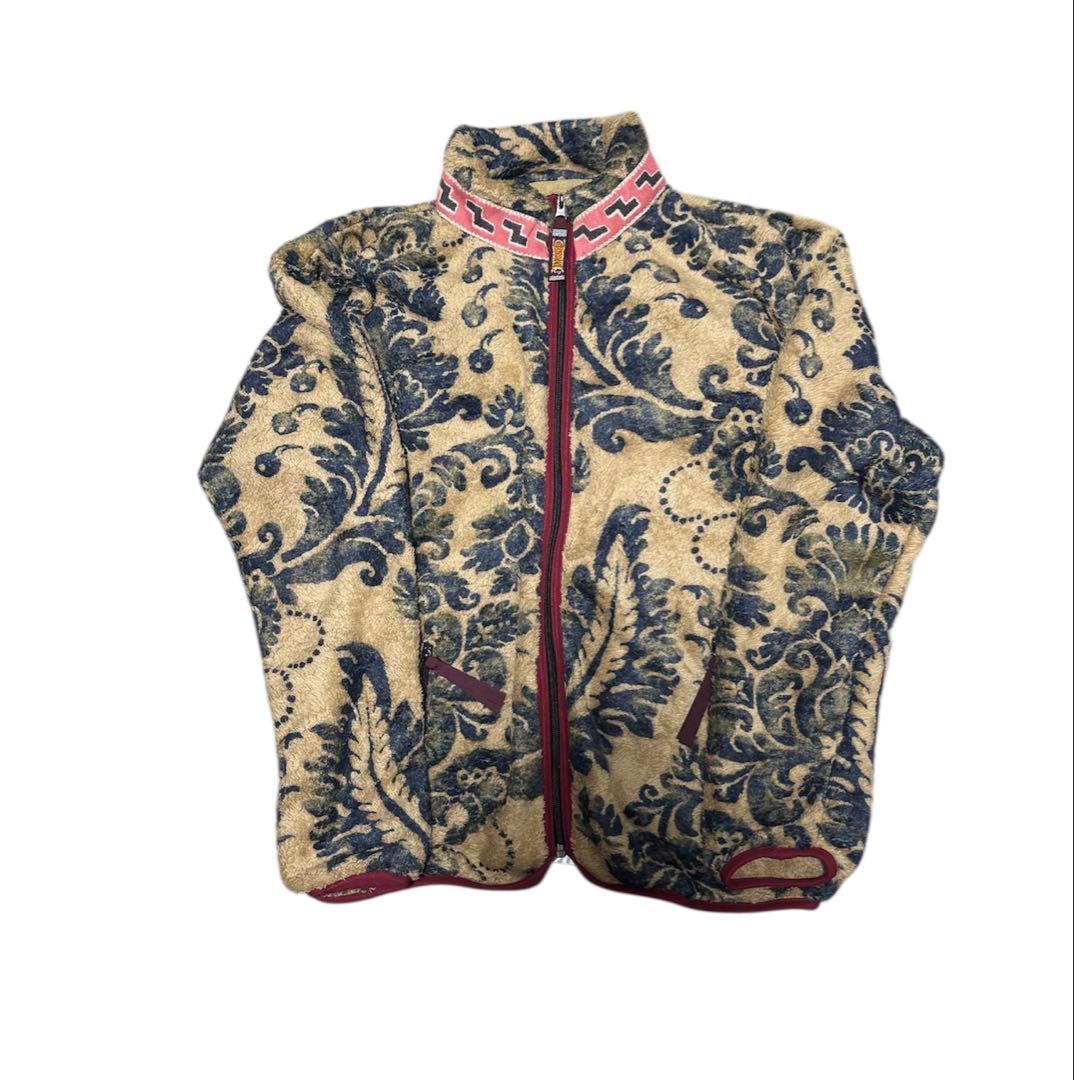 KAPITAL ダマスク柄フリース ZIPブルゾン バージンマリア