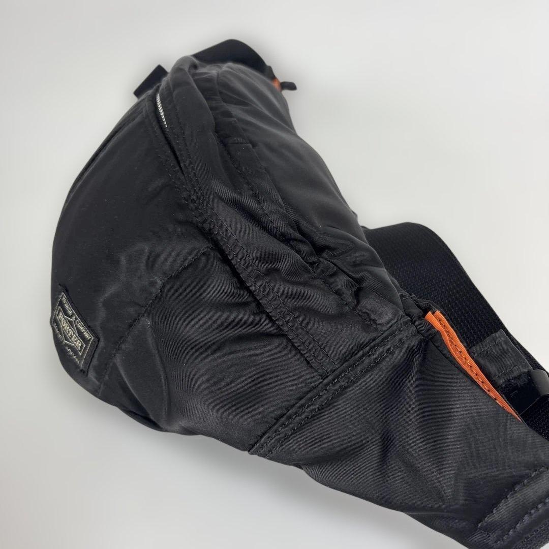 【美品】PORTER タンカー ウエストバッグ ボディバッグ ユニセックス 黒