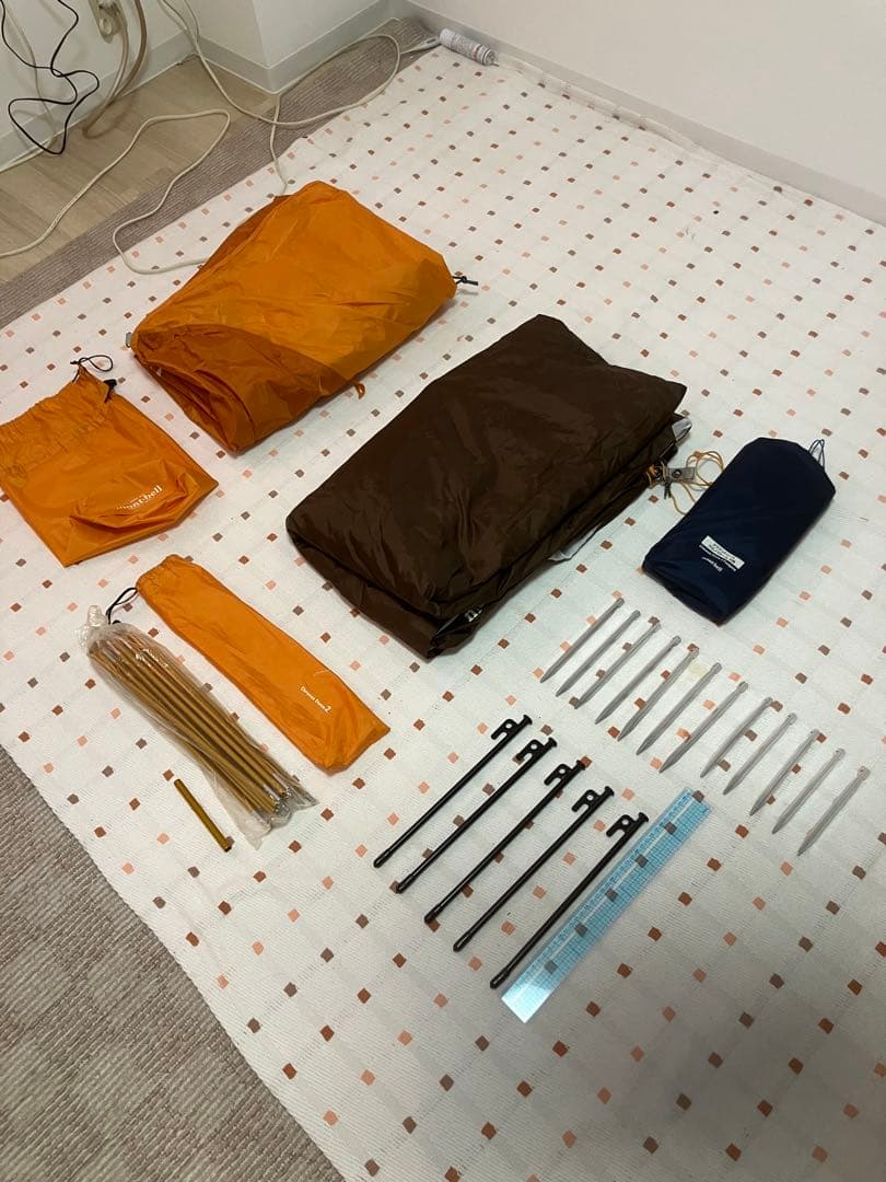 モンベル クロノスドーム2型 グランドシート付き