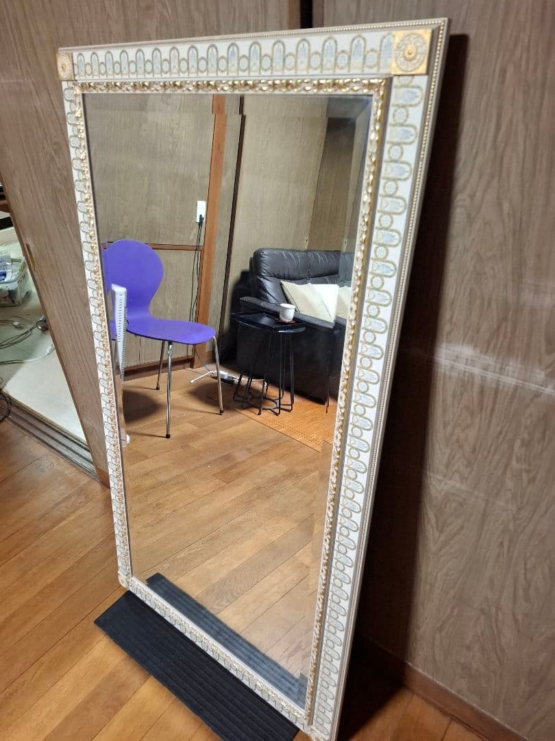 ロココ調大型ミラー