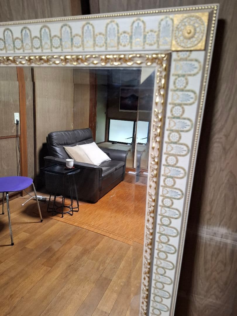 ロココ調大型ミラー