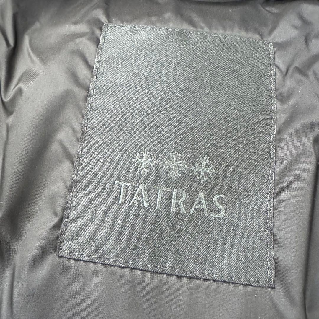 タトラス 23AW ダウンベスト ザラガ リアルファー 3way 黒 XL