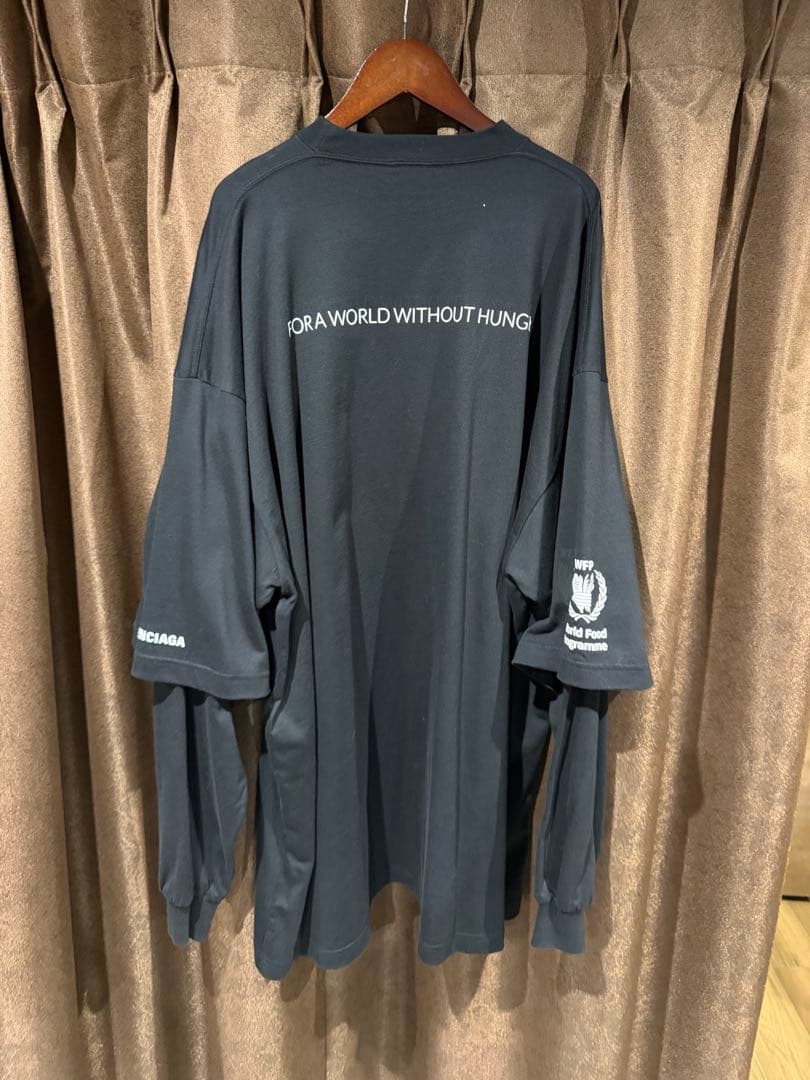 BALENCIAGA WFP ロゴ 長袖カットソー