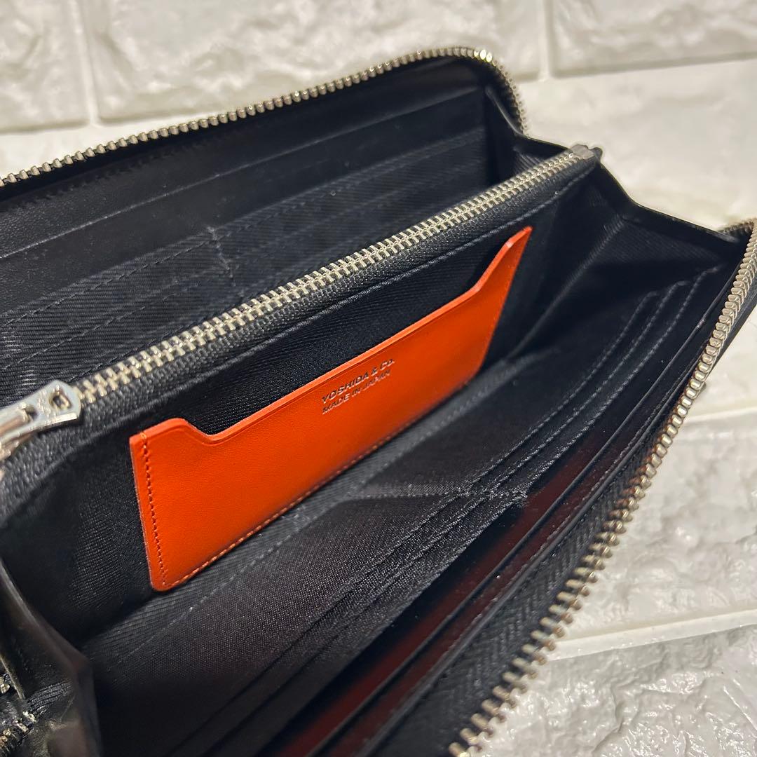 ポーター　エンチェイス　ロングウォレット　ラウンドファスナー　黒