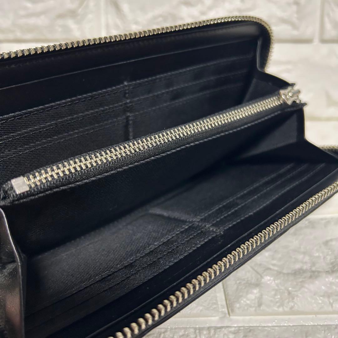 ポーター　エンチェイス　ロングウォレット　ラウンドファスナー　黒