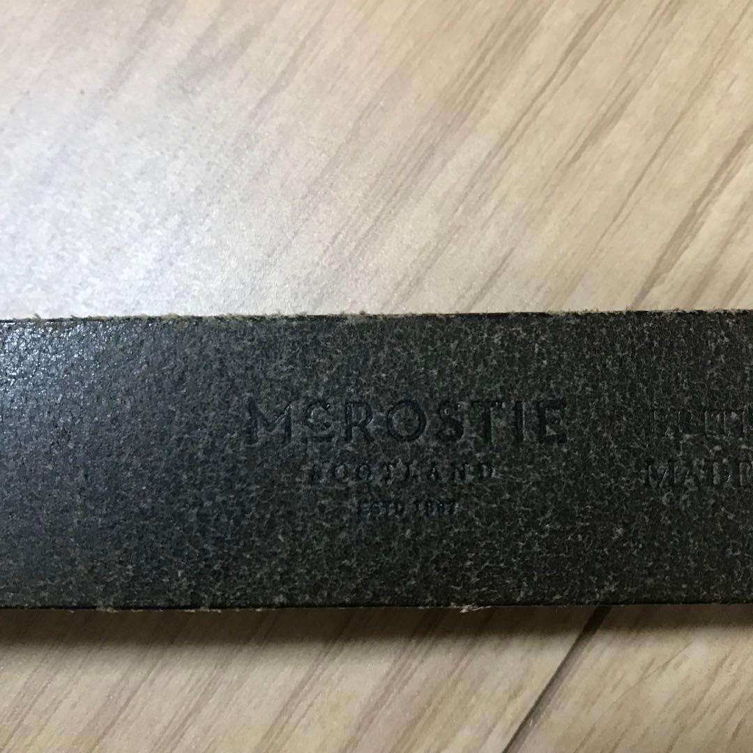 McROSTIE レザーベルト