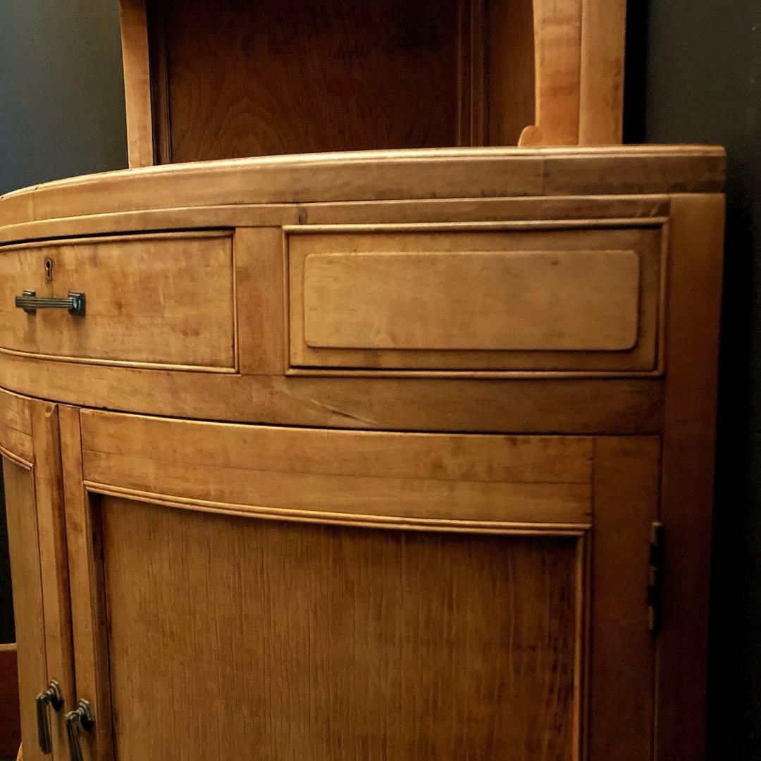 アンティーク家具　コーナー家具　水屋家具