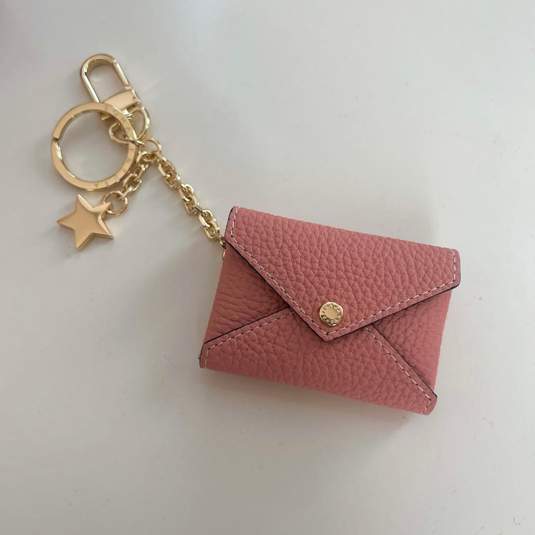 新品未使用　BONAVENTURA スターチェーンキーホルダー シュリンクレザー