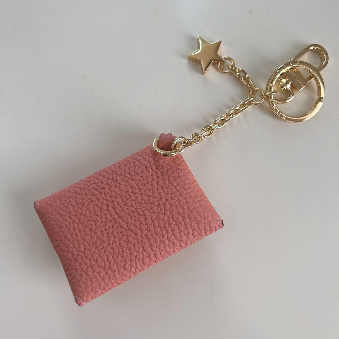 新品未使用　BONAVENTURA スターチェーンキーホルダー シュリンクレザー