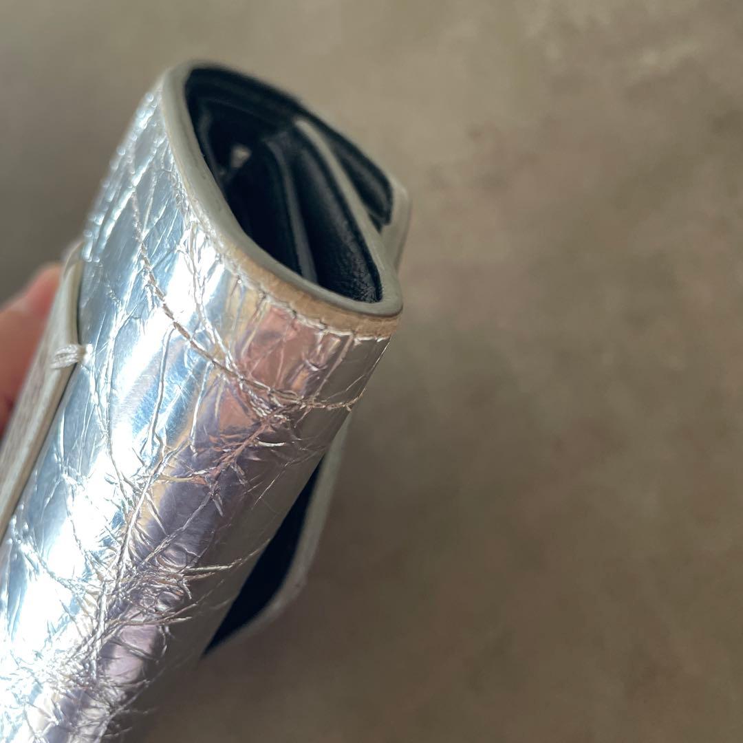 Maison Margiela シルバー 三つ折り財布