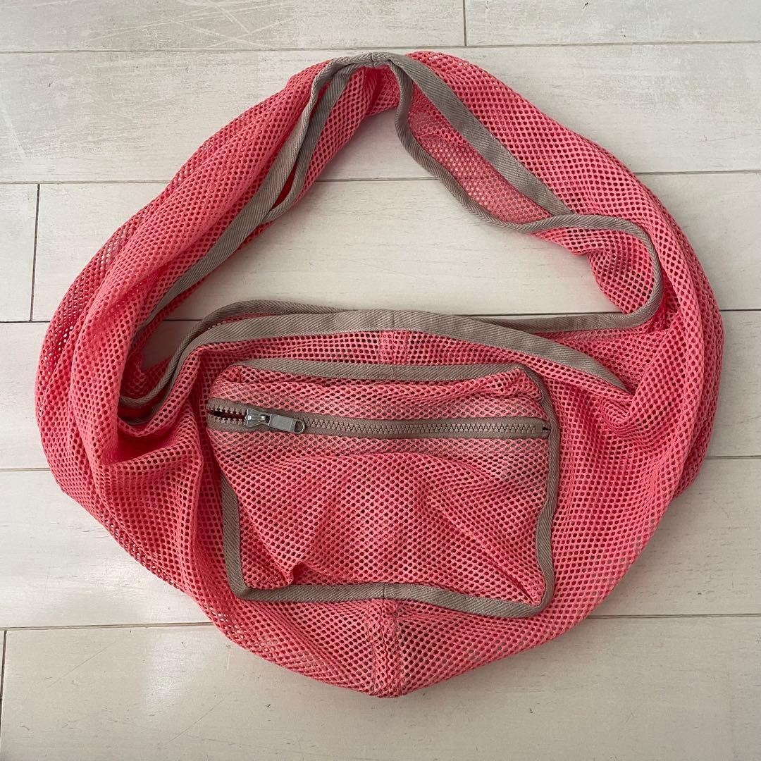 【お得！処分前】erva エルバ　メッシュ　ドッグスリング　S コーラルピンク