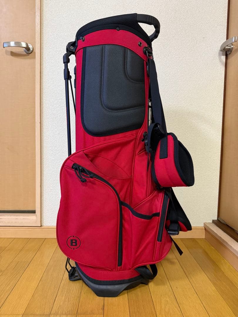 BRIEFING スタンド式ゴルフバッグ RED