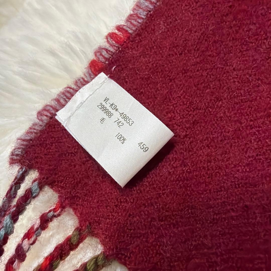 現行 美品 Vivienne Westwood ビックオーブ チェックマフラー