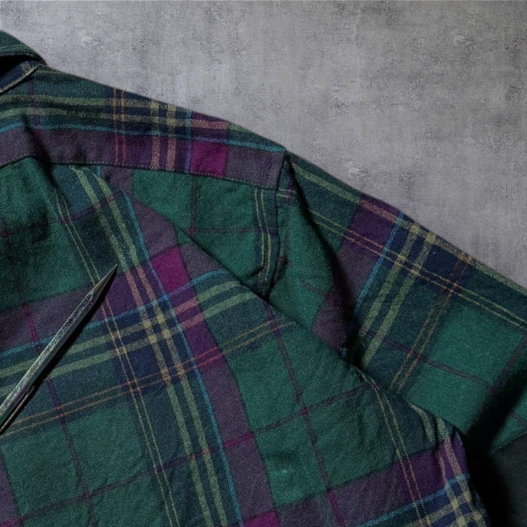 ahopi2214 古着70年代USA製PENDLETONウールシャツエル