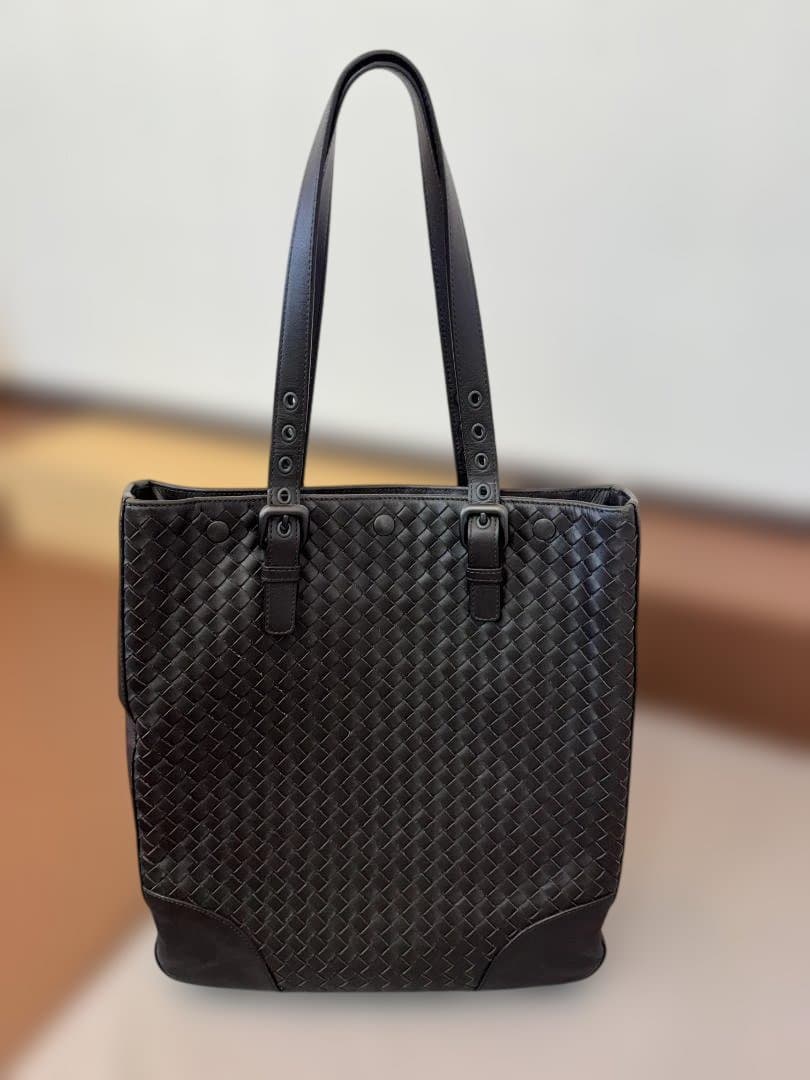 ボッテガ・ヴェネタ イントレチャート メンズ トートバッグ