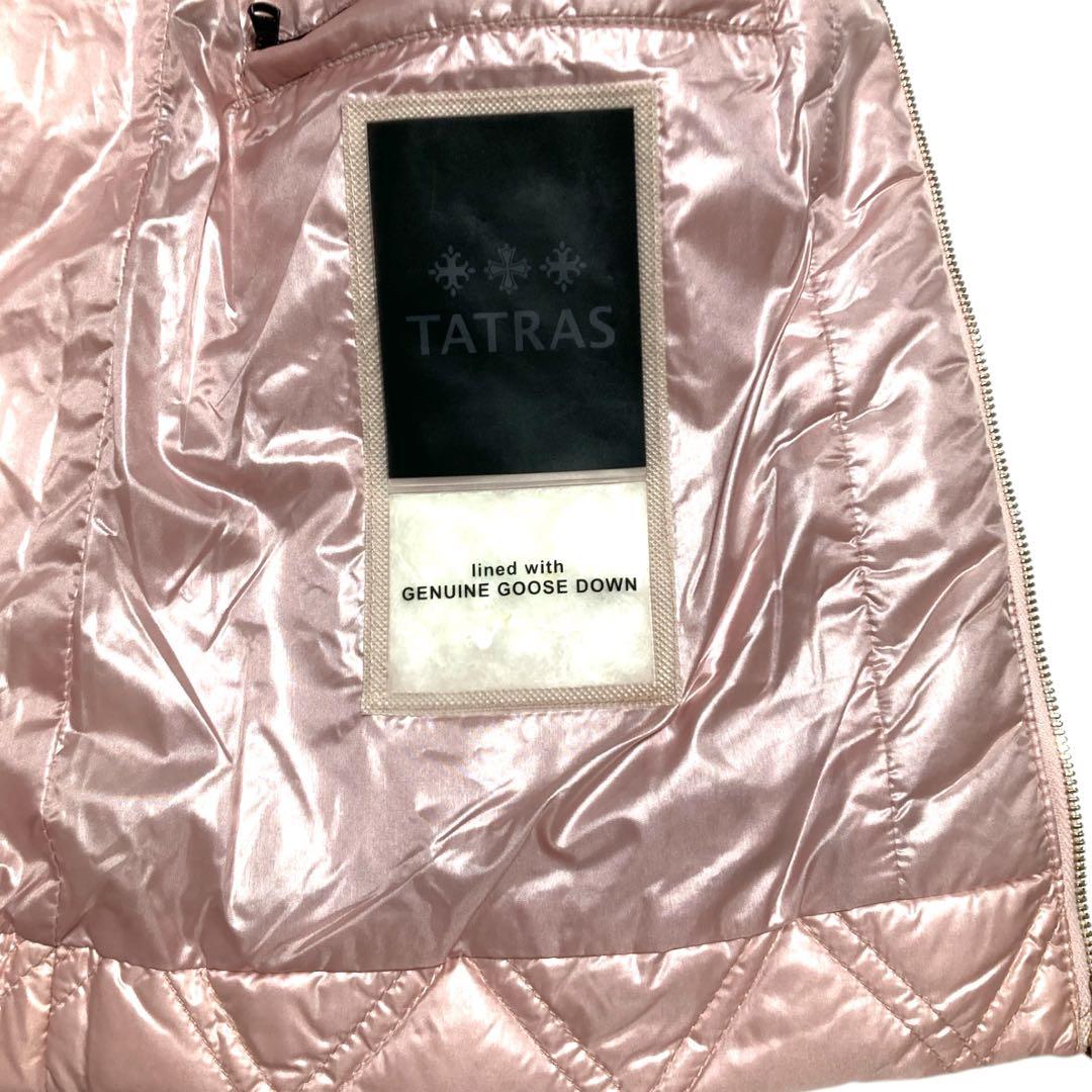 美品★タトラス ダウンベスト ライトダウン ノーカラー キルティング Mサイズ