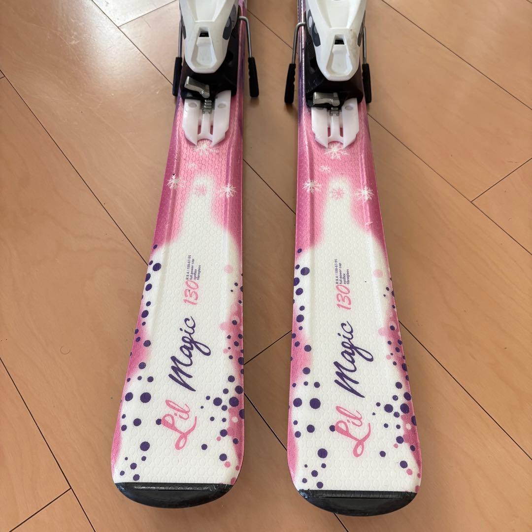 Elan エラン　Lil Magic リルマジック　130cm スキー板　ピンク
