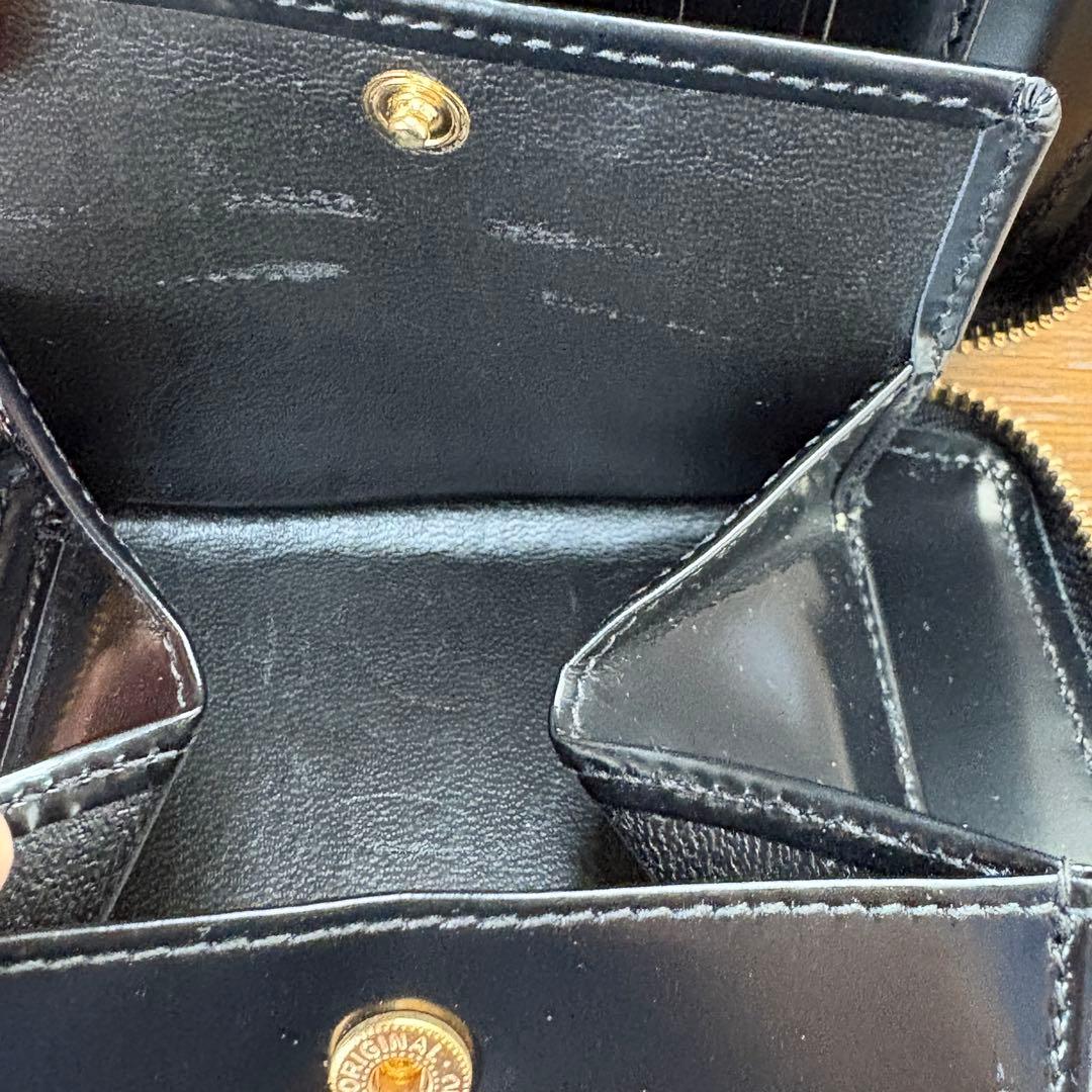 美品【コムデギャルソン】二つ折り財布　ポルカドット　箱付き