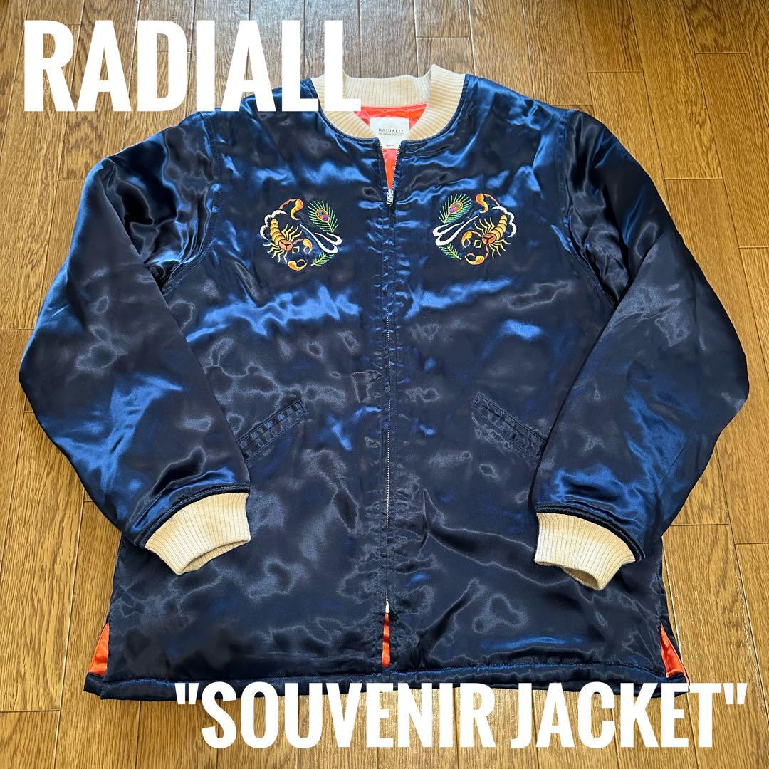RADIALL souvenir jacket Blue × Orange