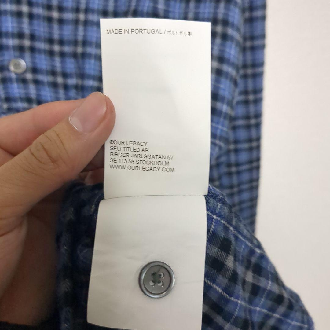 【正規品】OUR LEGACY ABOVE SHIRT M4232AC 46