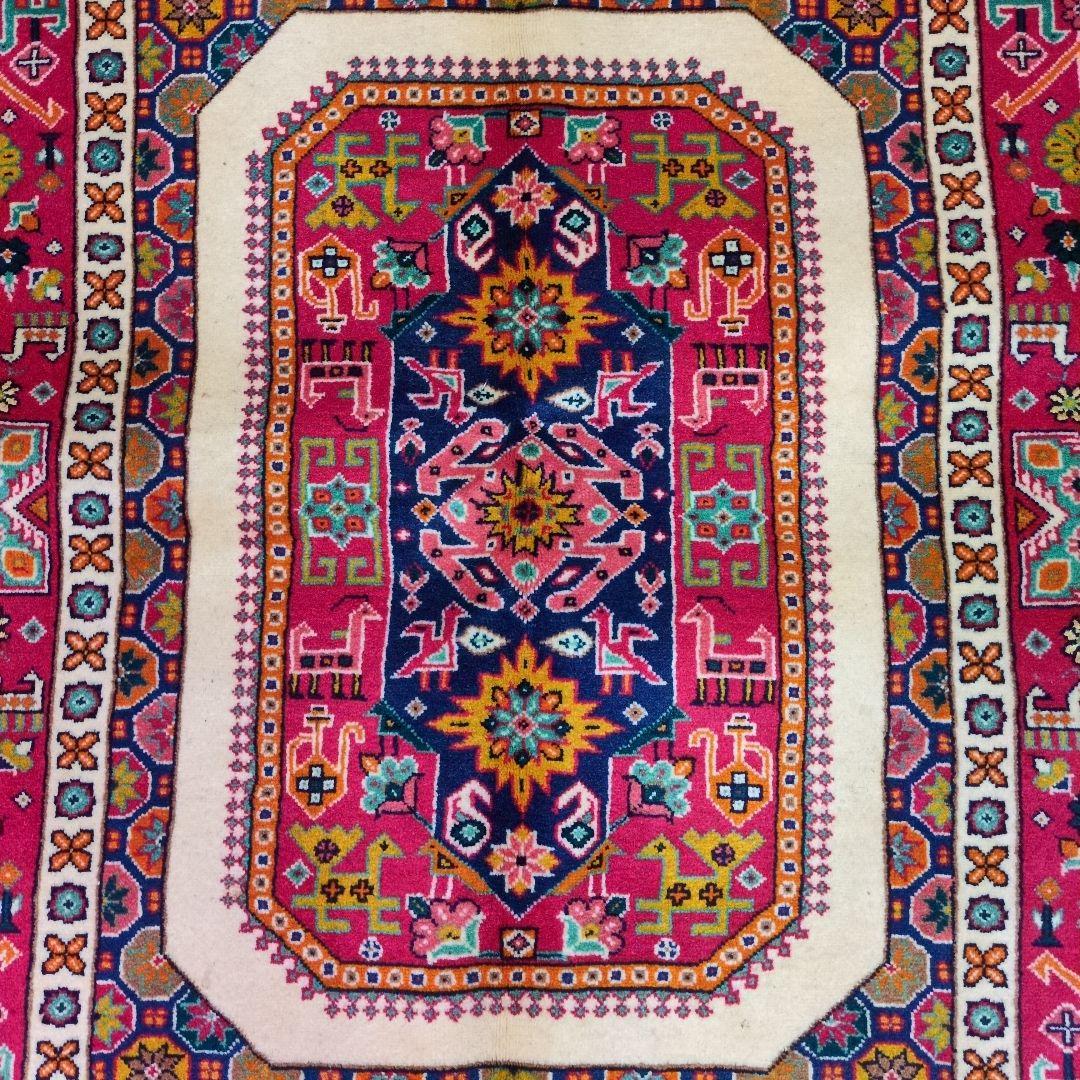 ペルシャ絨毯 ウール ケルマン 新品 170x108cm kerman