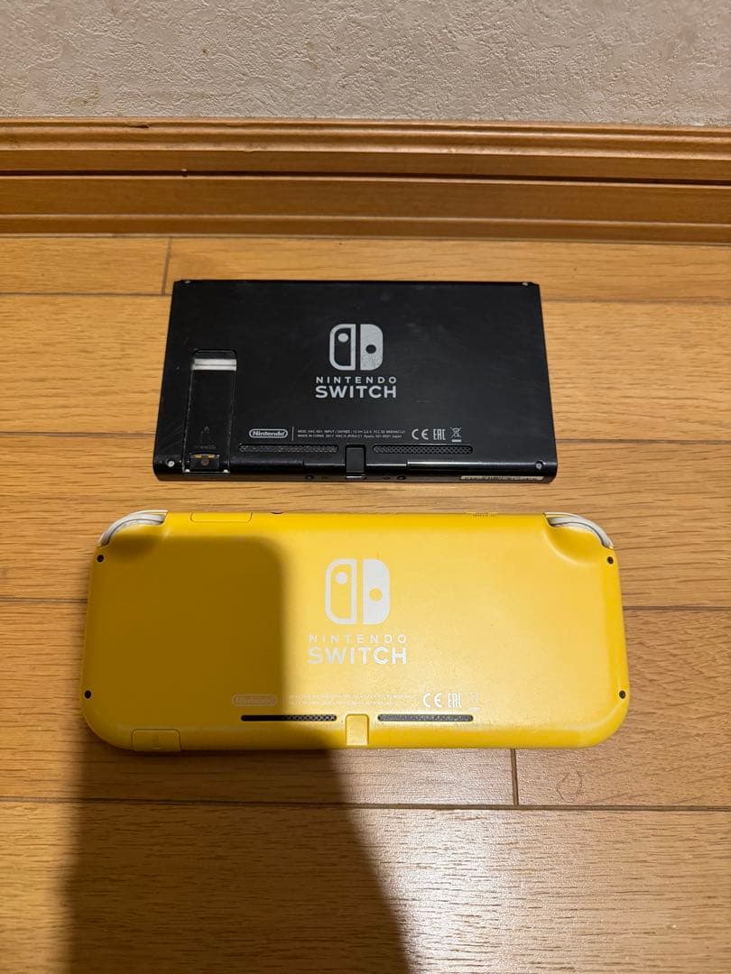 【ジャンク品】Switch Lite イエロー　Switch本体