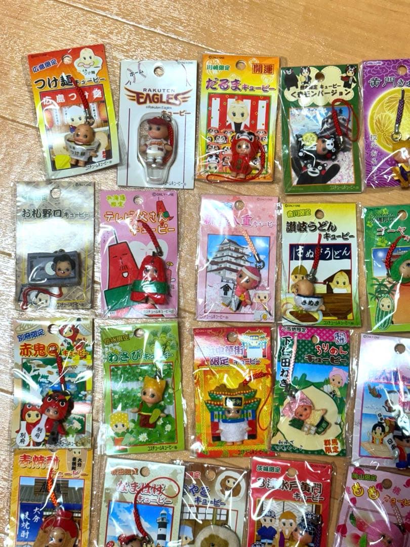 ご当地キューピー ストラップ 45個　おまけ付き