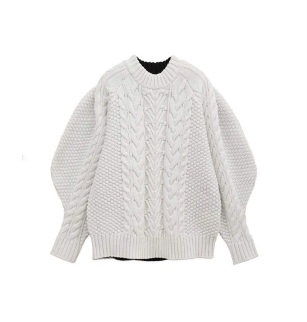 STUMBLY 39,600円バルキーケーブル プルオーバーニット