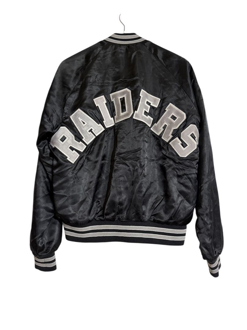 90’s Chalk line RAIDERS レイダース ナイロンスタジャン