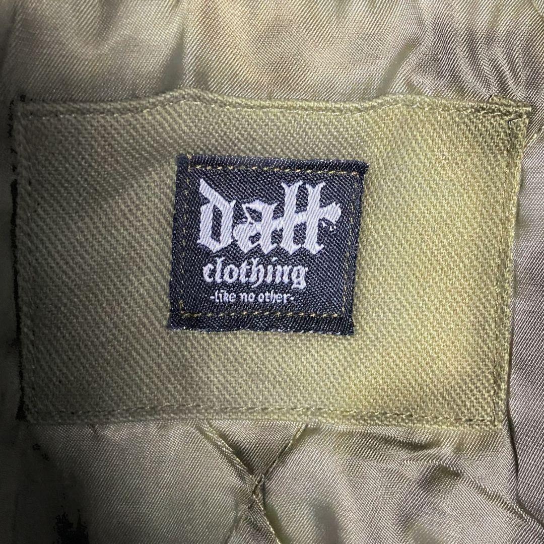 希少 DALL ボンバーフライトジャケット カーキ L 襟ボア肉厚ブルゾン完売品