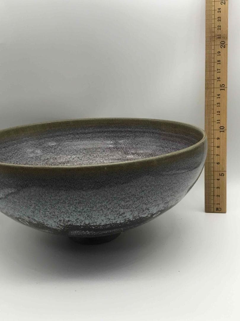 明時代　火焔青釉大碗 紫紅釉大鉢　水盆　辰砂釉　窯変釉　景徳鎮(B-28)