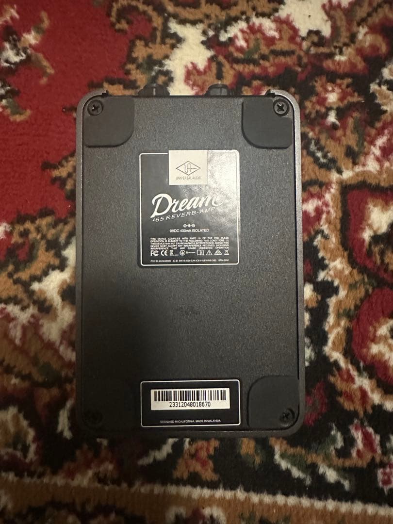 ギター UNIVERSAL AUDIO UAFX DREAM/65 Amplifier