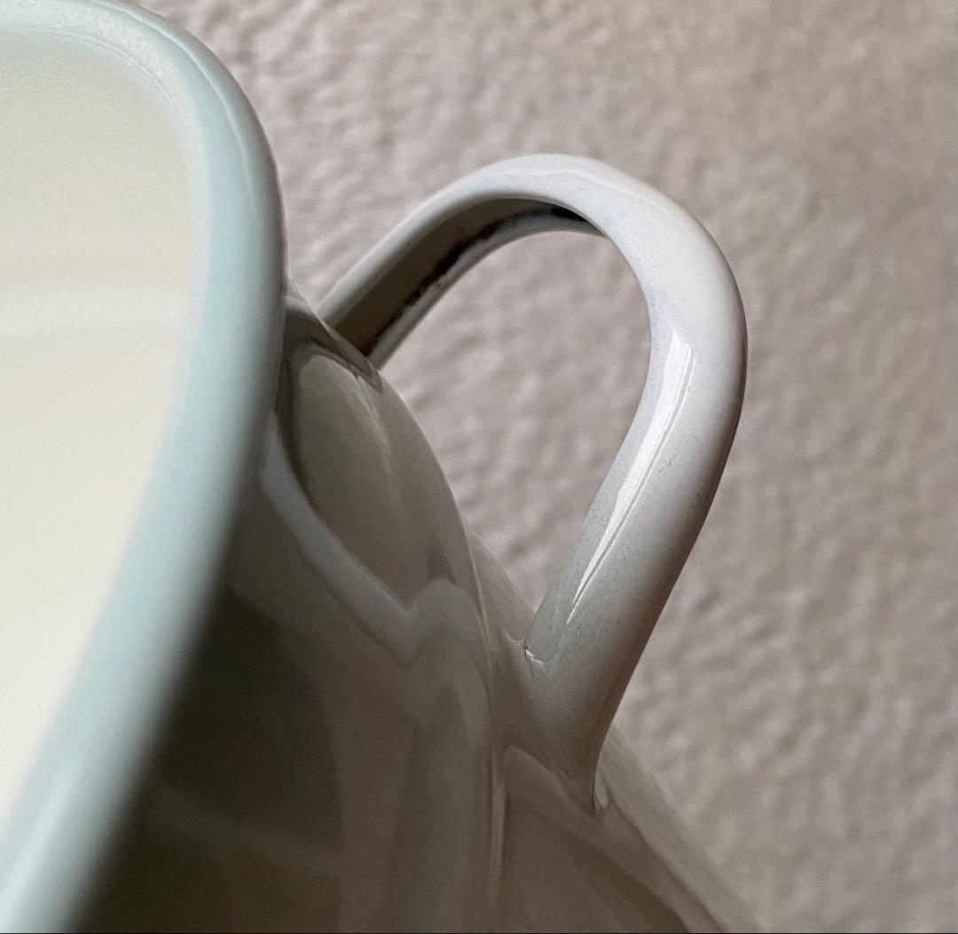 イマン　ポワージュ　ホーロー製取っ手付きビード入りストッカーMサイズ