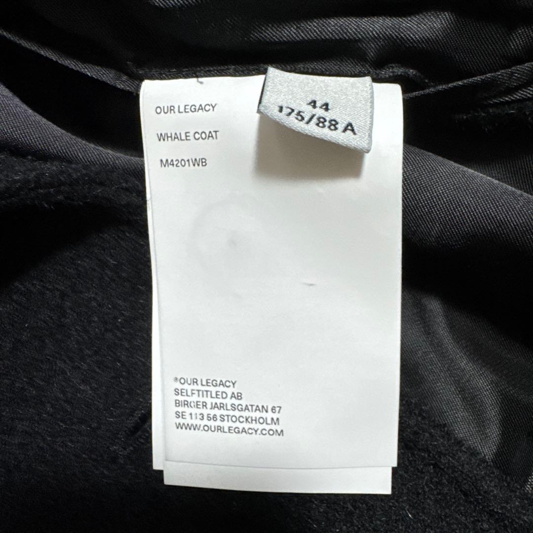 ジャケット・アウター OUR LEGACY Whale Coat 44