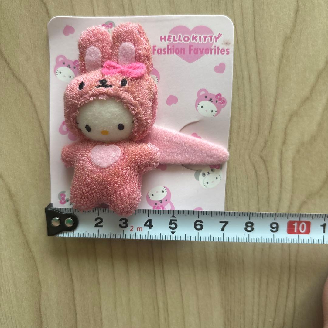 サンリオ　キティ　うさぎ　ヘアピン　2004年　平成レトロ　レア　希少