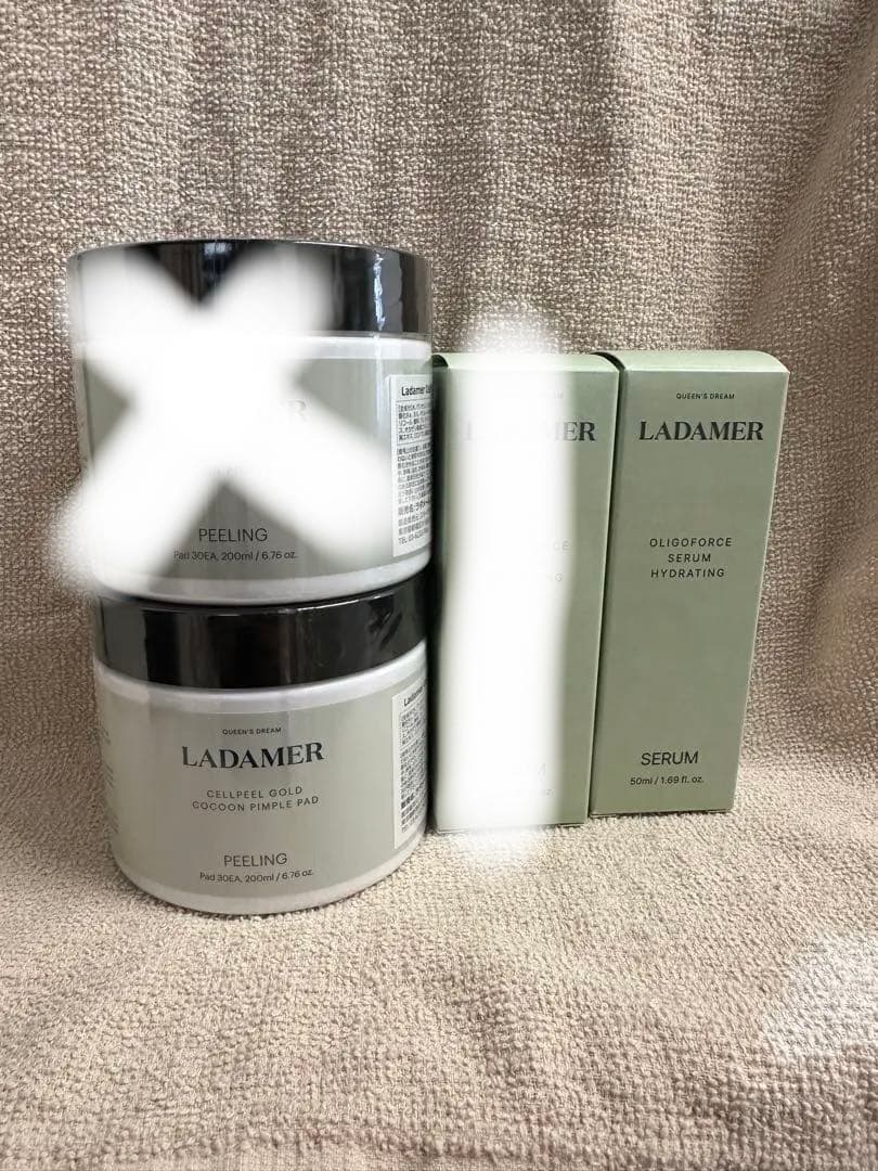 ラダメール ピーリングパット、セラムのセット