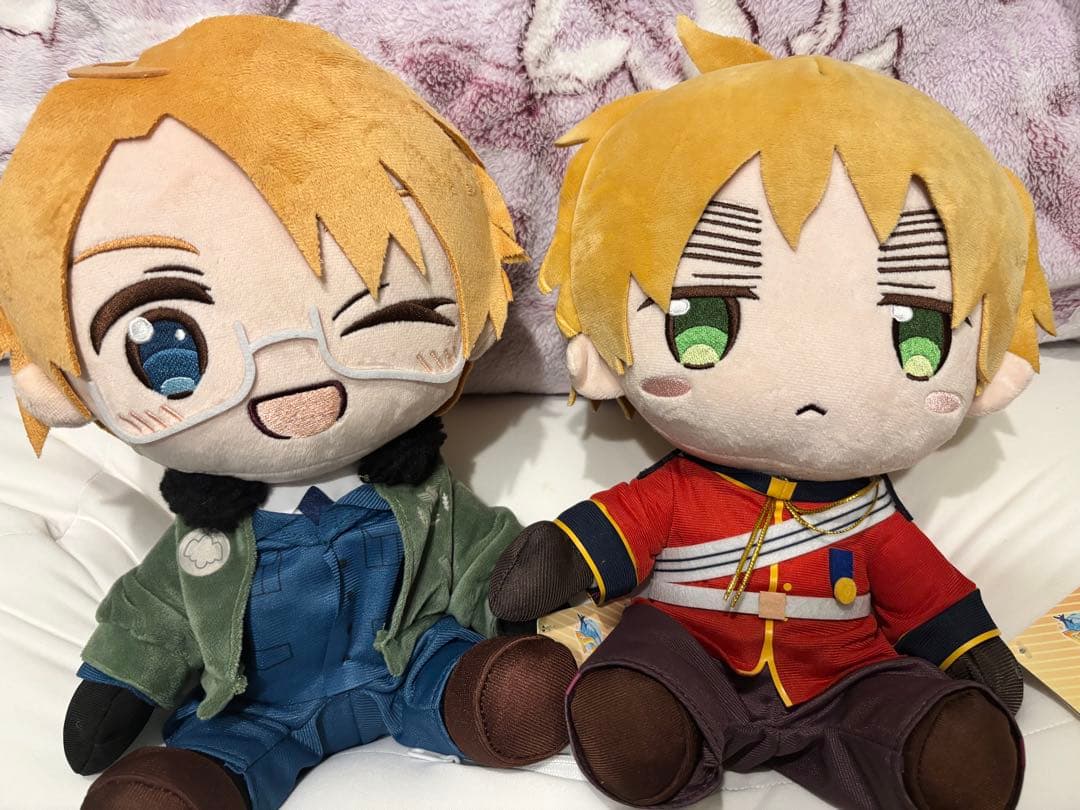 えいページ ヘタリア アメリカ イギリス BIGぬいぐるみ