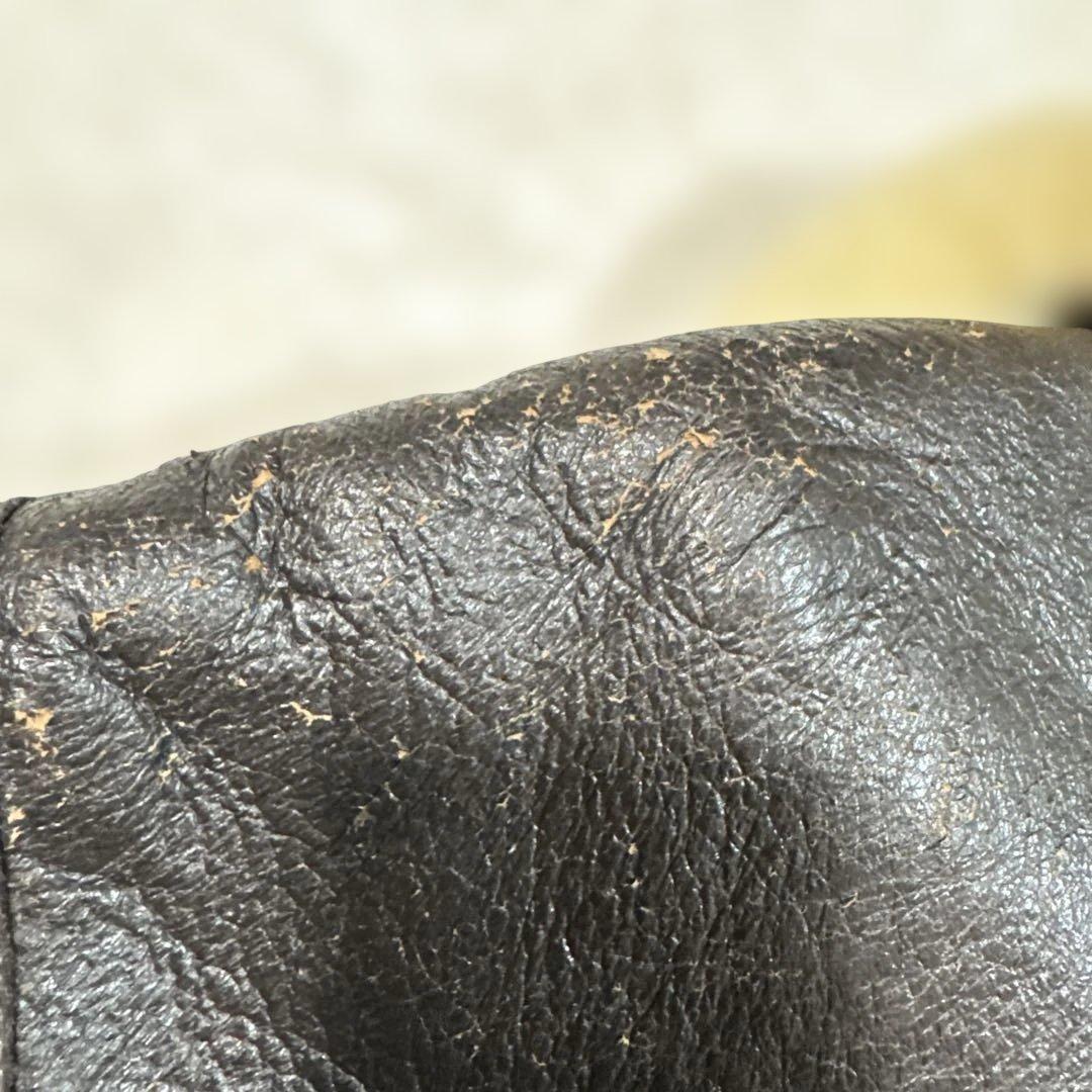 80sビンテージ！レザー フライトジャケット B3 M L