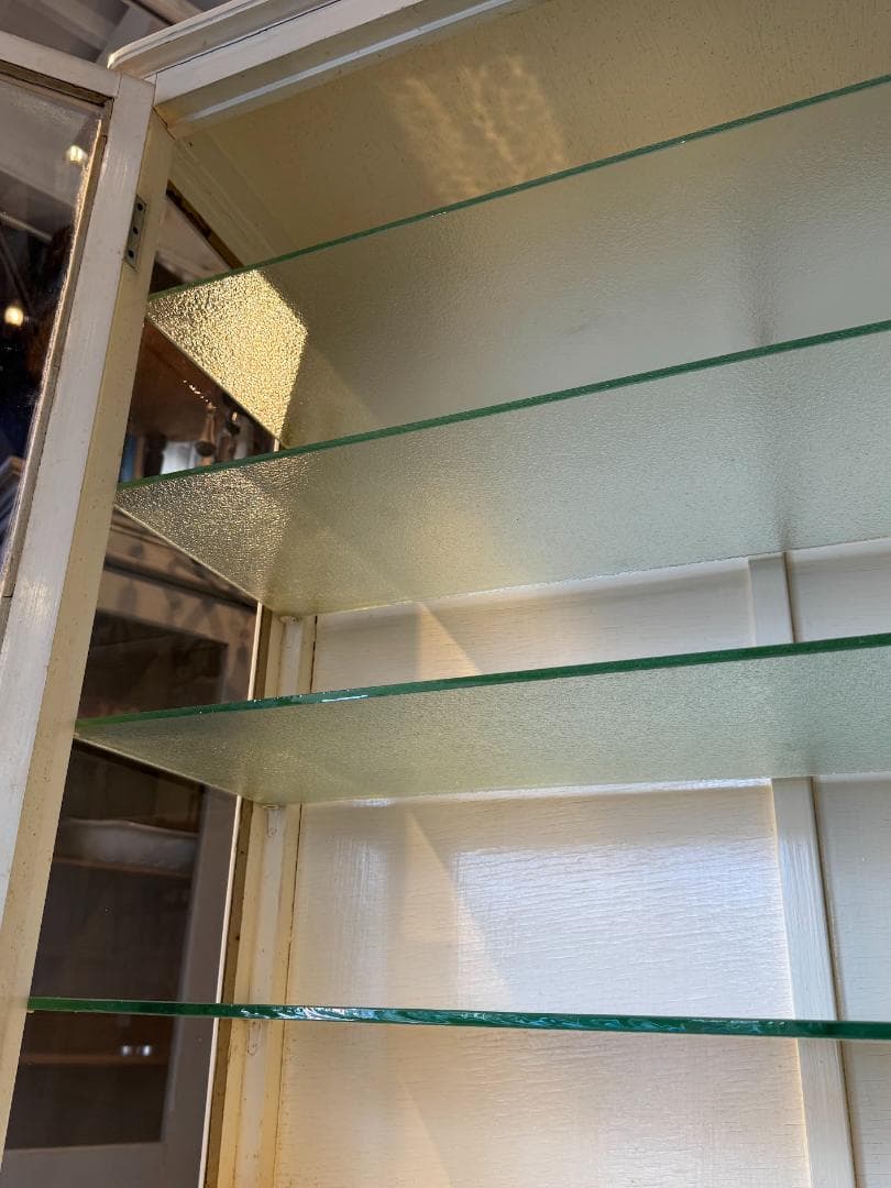 ケビント ドクターキャビネット ガラスショーケース アンティーク 医療棚 レトロ