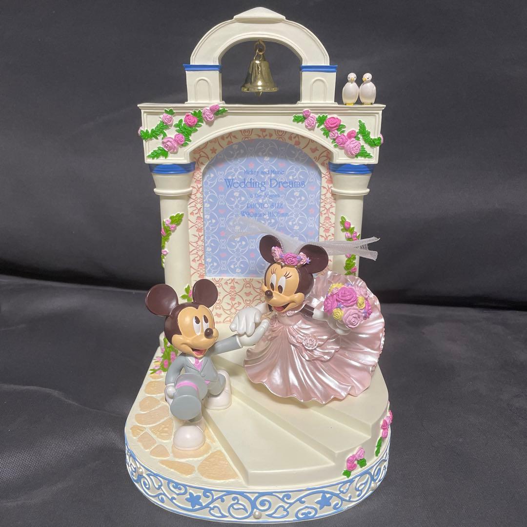 未使用　ミッキーミニー　ディズニーランド　ウエディング　写真立　洋装　結婚式