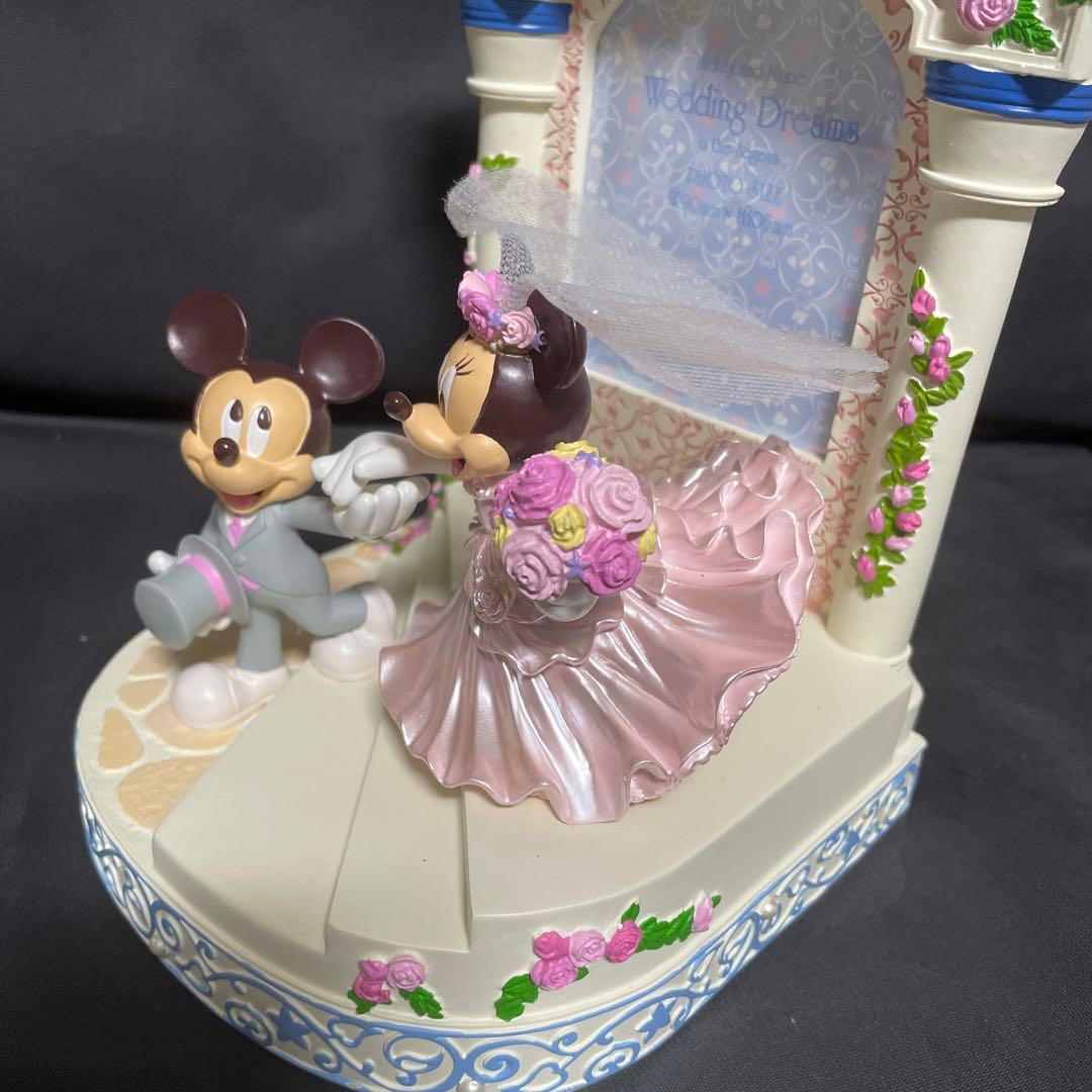 未使用　ミッキーミニー　ディズニーランド　ウエディング　写真立　洋装　結婚式
