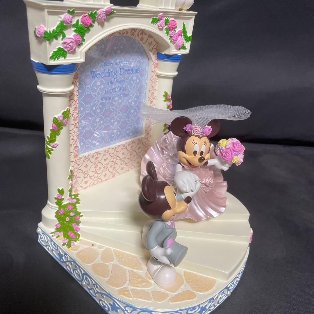 未使用　ミッキーミニー　ディズニーランド　ウエディング　写真立　洋装　結婚式