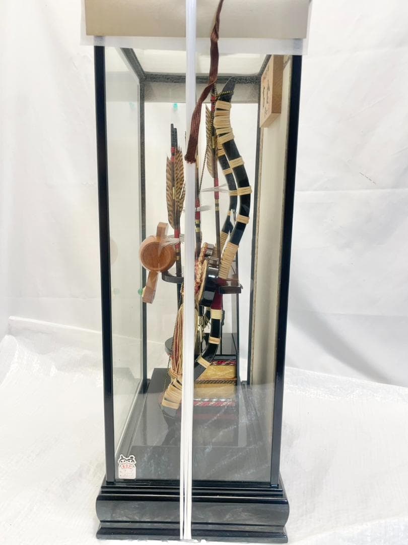 御破魔弓　お正月飾り　メノウ　宝石鑑別書付き