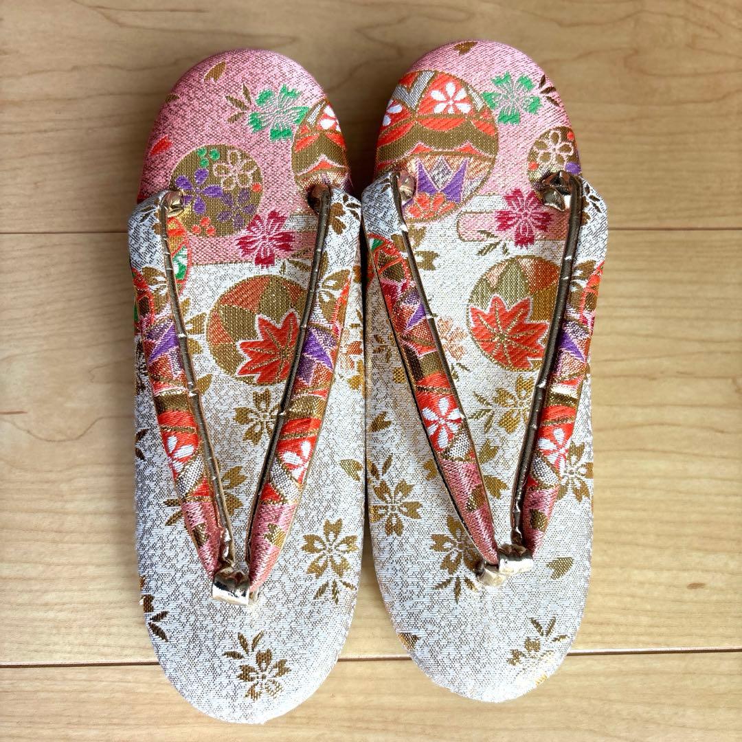 七五三　正絹　着物セット　７歳　部分絞り