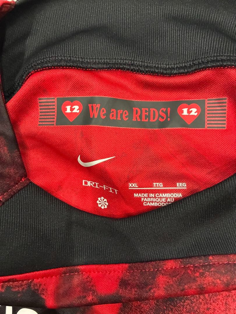 ナイキ 浦和レッズ 2024 ホームユニフォーム