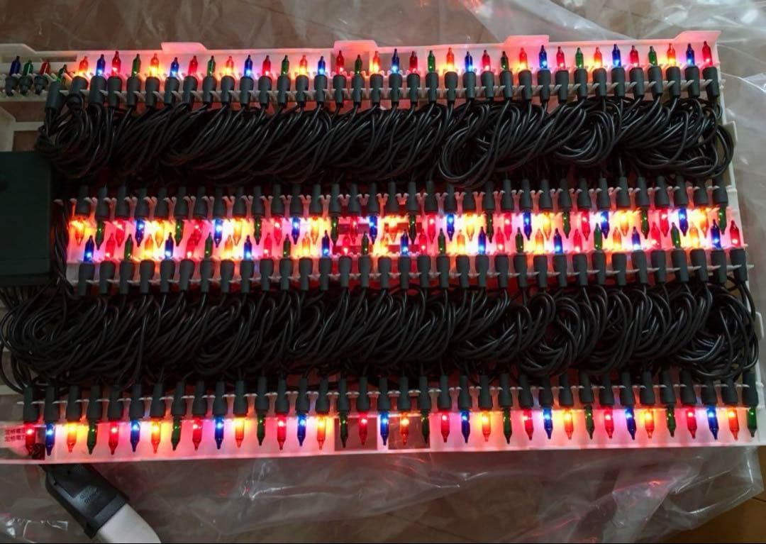 レトロクリスマスイルミネーション140球電飾点滅ツリーライト　クリスマスライト