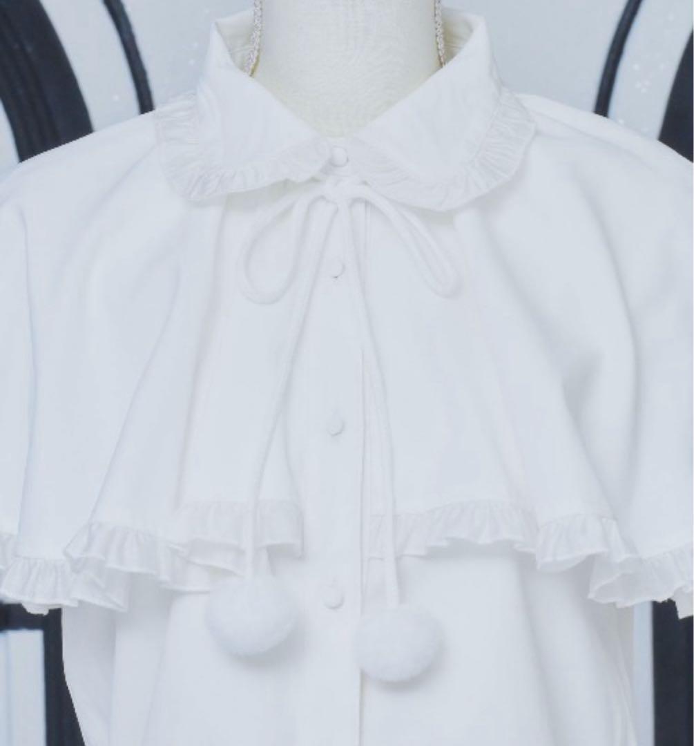 完売品　ぽんぽんけーぷぶらうす的なね ケープ ブラウス 量産型 nyanMe